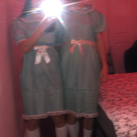 "Twins from the Shining" Costume dresses x2 Adult L - Picture 3 of 3